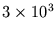 $3\times10^3$