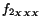 $f_{2_{XXX}}$