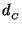 $d_{_C}$