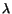 $\lambda$