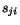 $s_{ji}$