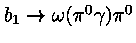$b_1 \rightarrow \omega(\pi^0\gamma)\pi^0$