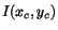 $ I(x_c,y_c)$
