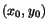 $ (x_0,y_0)$