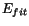 $ E_{fit}$
