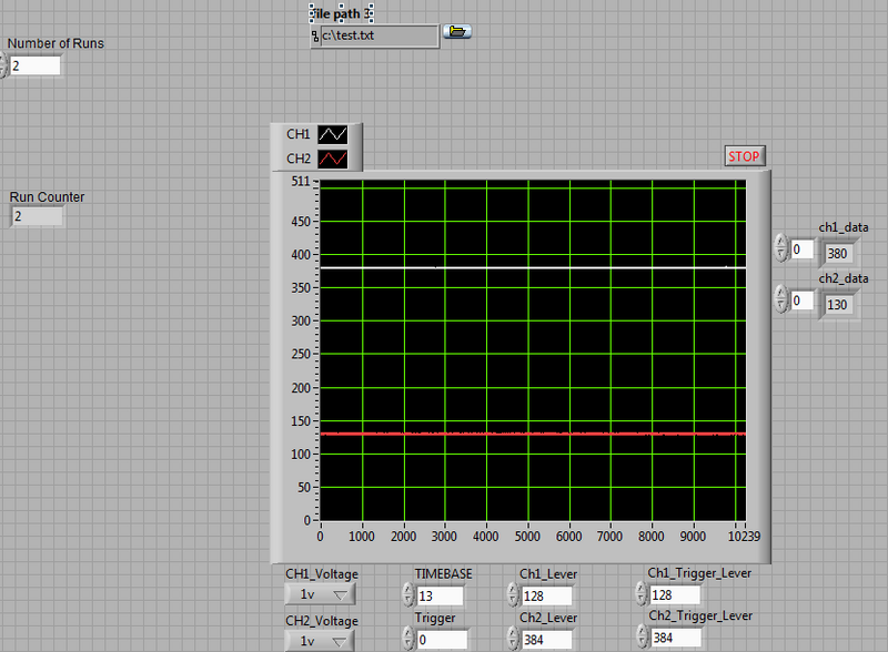 File:Oscilloscope LabVIEW program trial front diagram.png